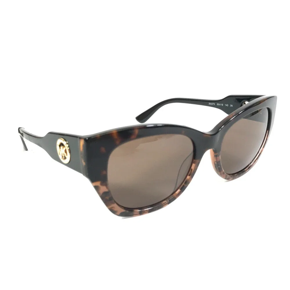 Michael Kors Sunglasses MK2119 Palermo 392273 Black Tortoise with Brown Lenses
